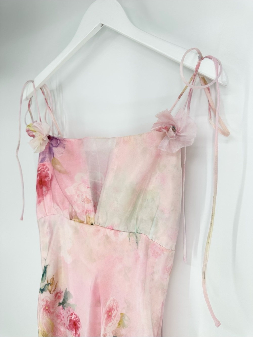 For Love & Lemons Lisa Floral Organza Maxi Dress - Picture 2 of 13